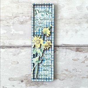 Daughter Like Sunflowers 3D Magnet Gift Flowers Mother Mom Mothers Day